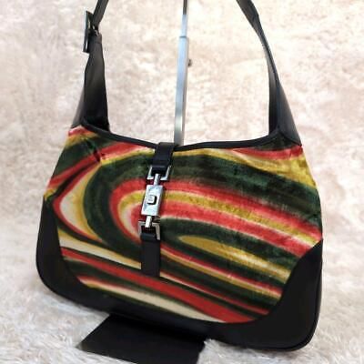 GUCCI Jackie One Shoulder Bag Handbag Tote Leather Multicolor Women's Rare color  | eBay | eBay US