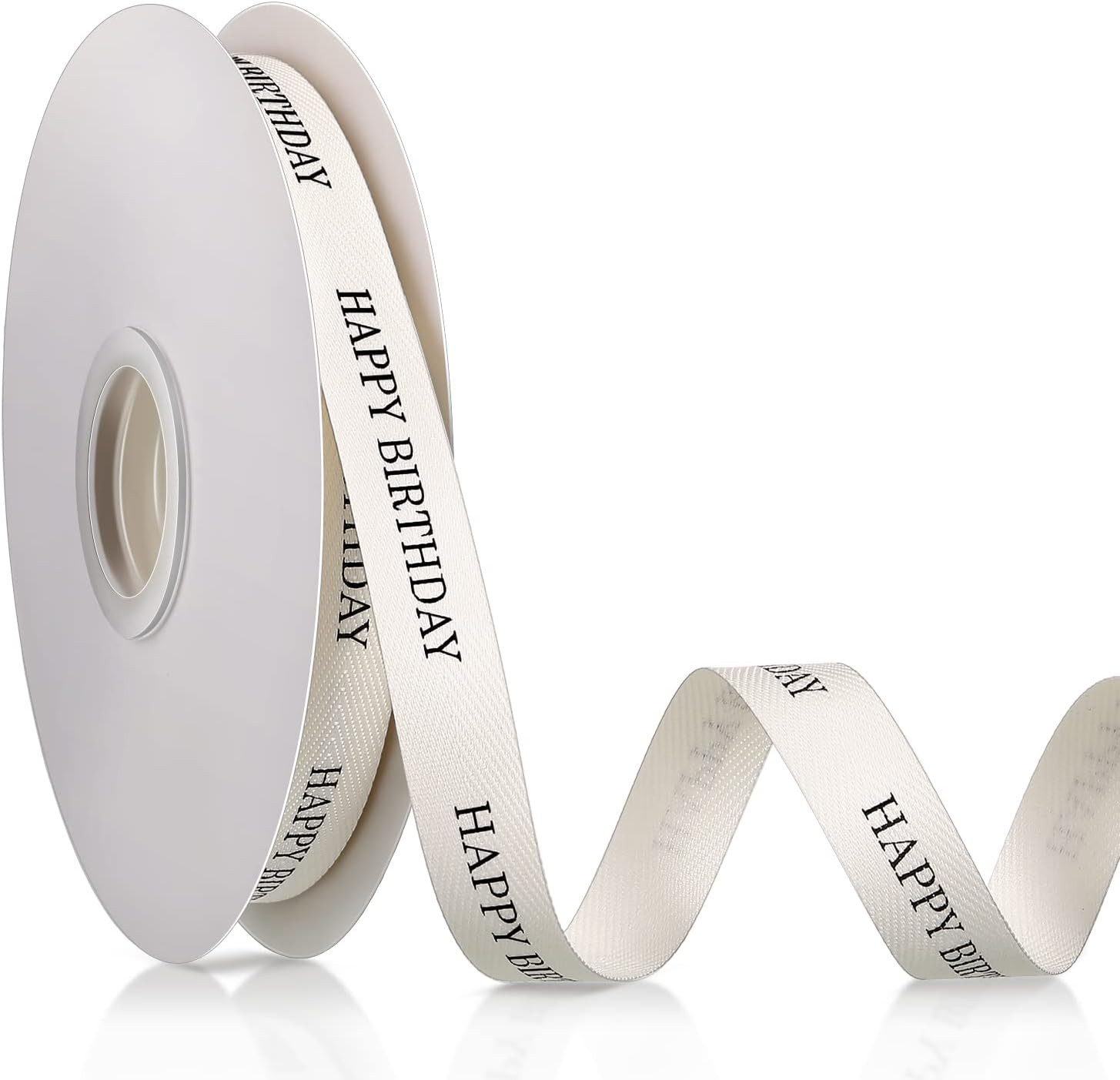 30 Yards 5/8 Inch Cotton Ribbon Happy Birthday Ribbon Craft Ribbon Birthday Ribbons for Gift Wrap... | Amazon (US)