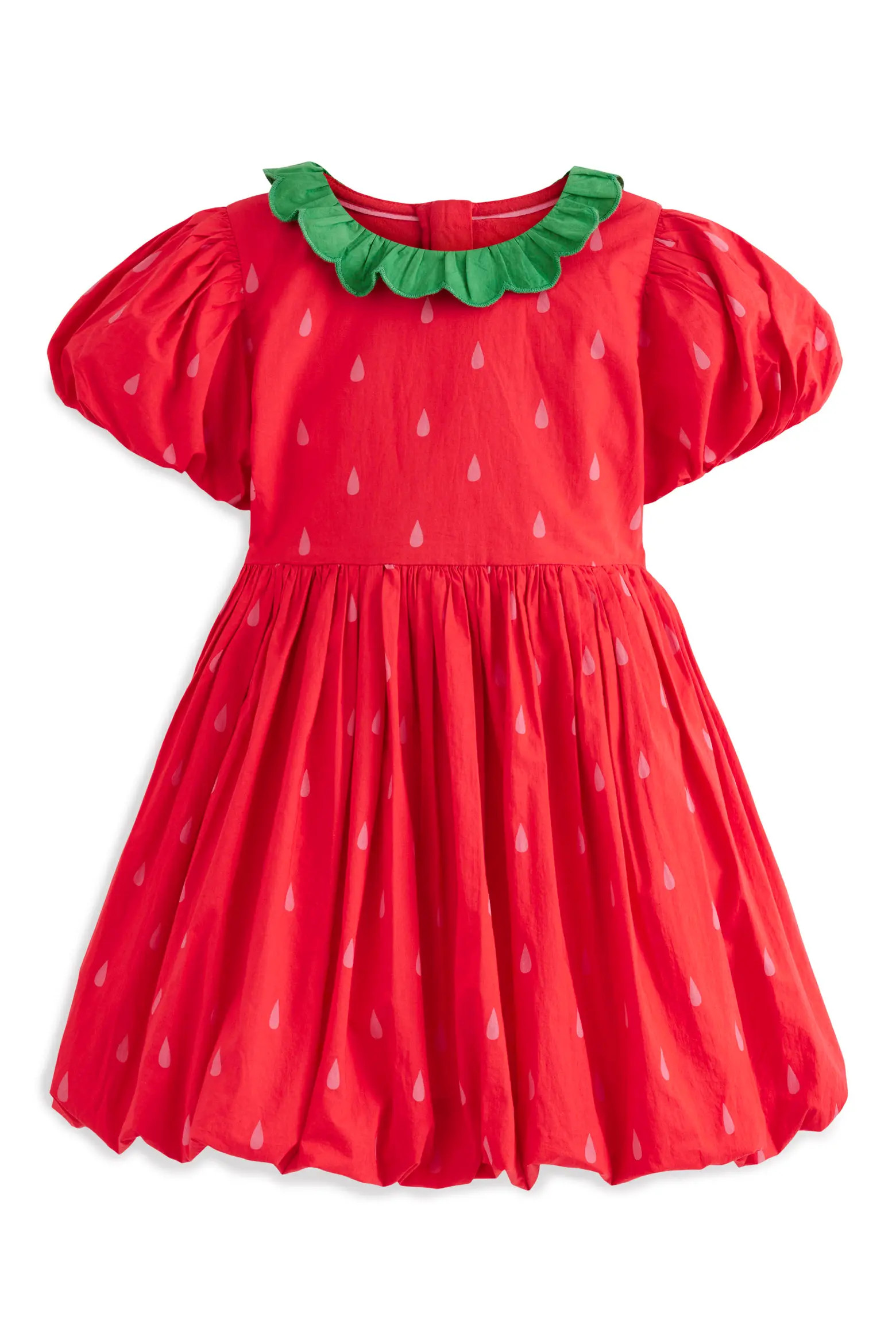 Kids' Strawberry Bubble Hem Poplin Dress (Women) | Nordstrom | Nordstrom