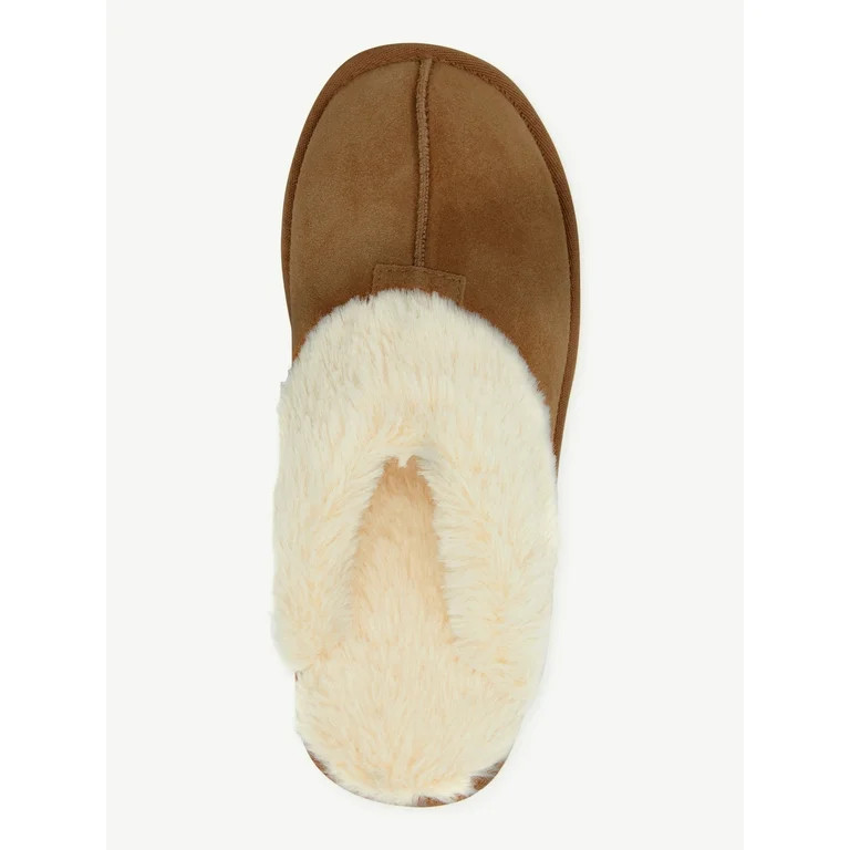 Joyspun Women's Genuine Suede Clog | Walmart (US)