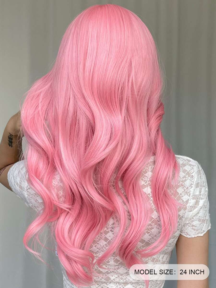 Long Curly Synthetic Wig With Bangs | SHEIN