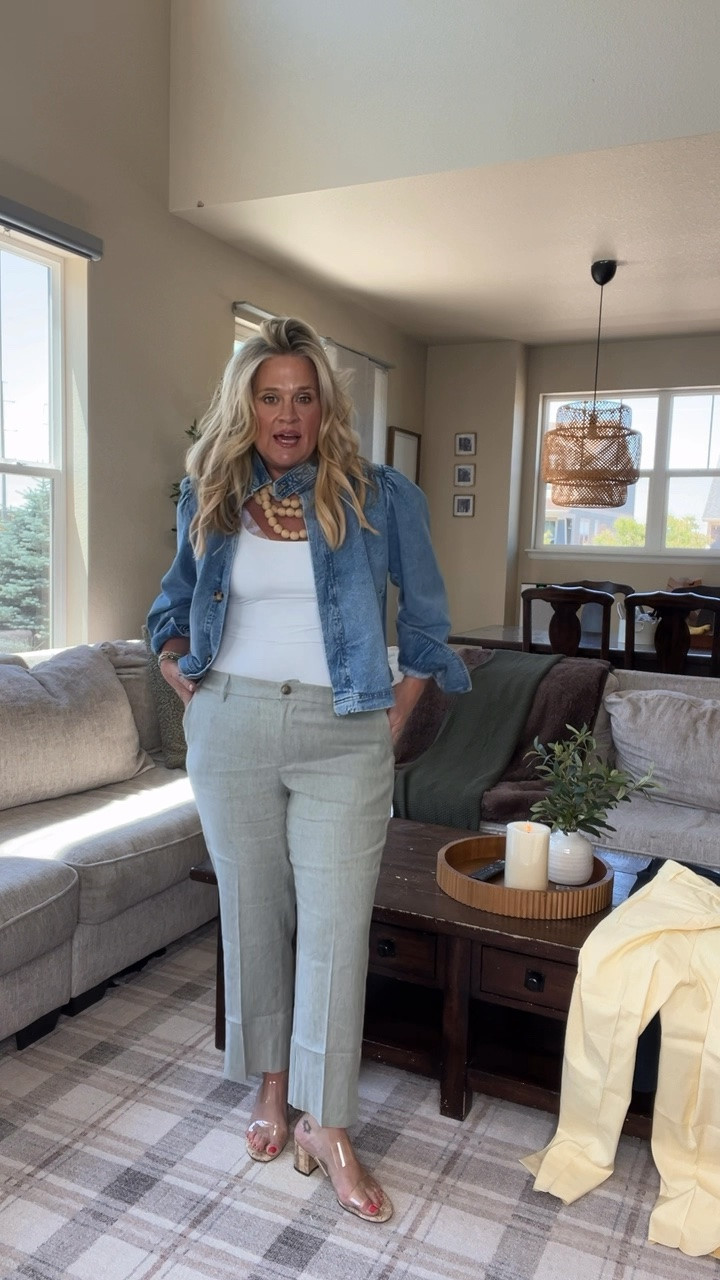✨Tap the bell, save and ❤️ for over 40 fashion, midlife style, midsize fashion and luxury looks for less. 

Large (size up if in between sizes.)

The easiest way to look put together in the heat.🥵 These linen pants make summer outfits look expensive, comfortable and flattering.

👑 Helping you look good, feel good.-Lindsey Denver   

Check back daily for belly-friendly style, confidence, and Outfit Physics™.

#LTKOver40 #LTKMidsize #LTKPlusSize