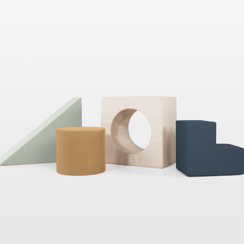 Gathre Nightfall Blue Foam Kids Block Playset + Reviews | Crate & Kids | Crate & Barrel