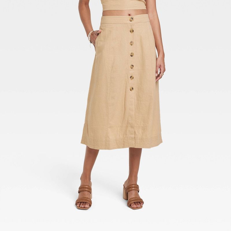 Women's Utility Midi A-Line Skirt - Universal Thread™ | Target