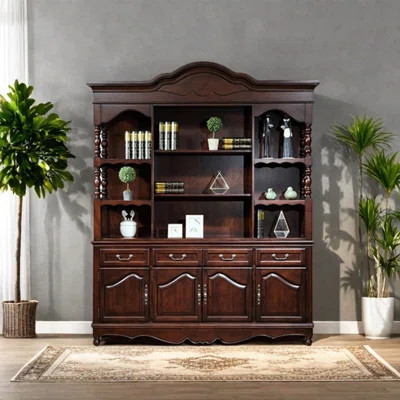 American style large capacity storage bookcase | Wayfair North America