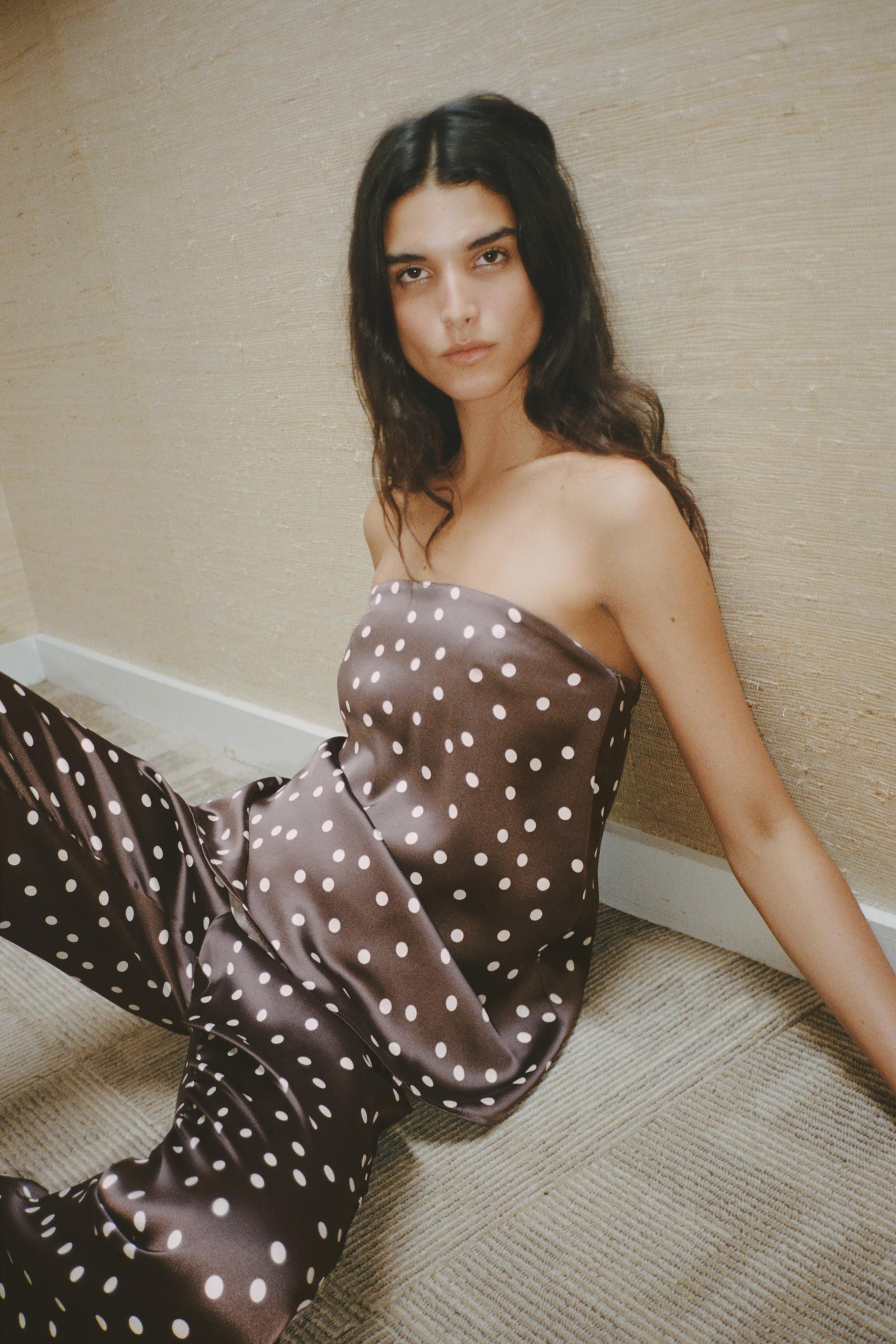 HIGH-WAISTED SATIN PANTS | Zara US