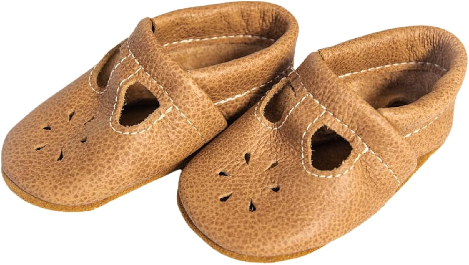 Starry Knight Design T-Straps Baby Moccasins Infant Toddler Shoes Girls Sandals | Amazon (US)