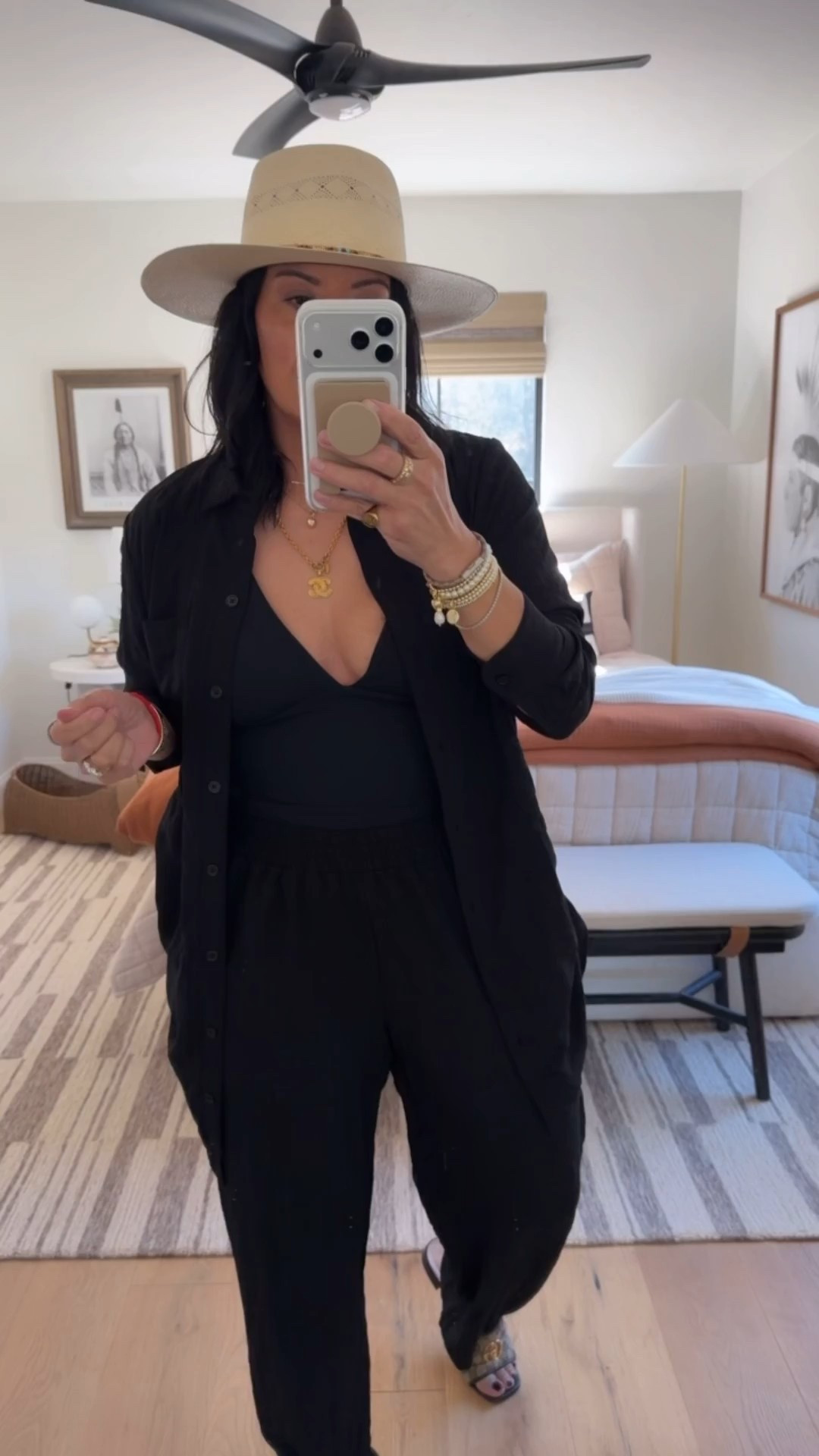 Cover up top and bottoms size medium, swimsuit size large. 



#LTKMidsize #LTKselfcare #LTKOver40