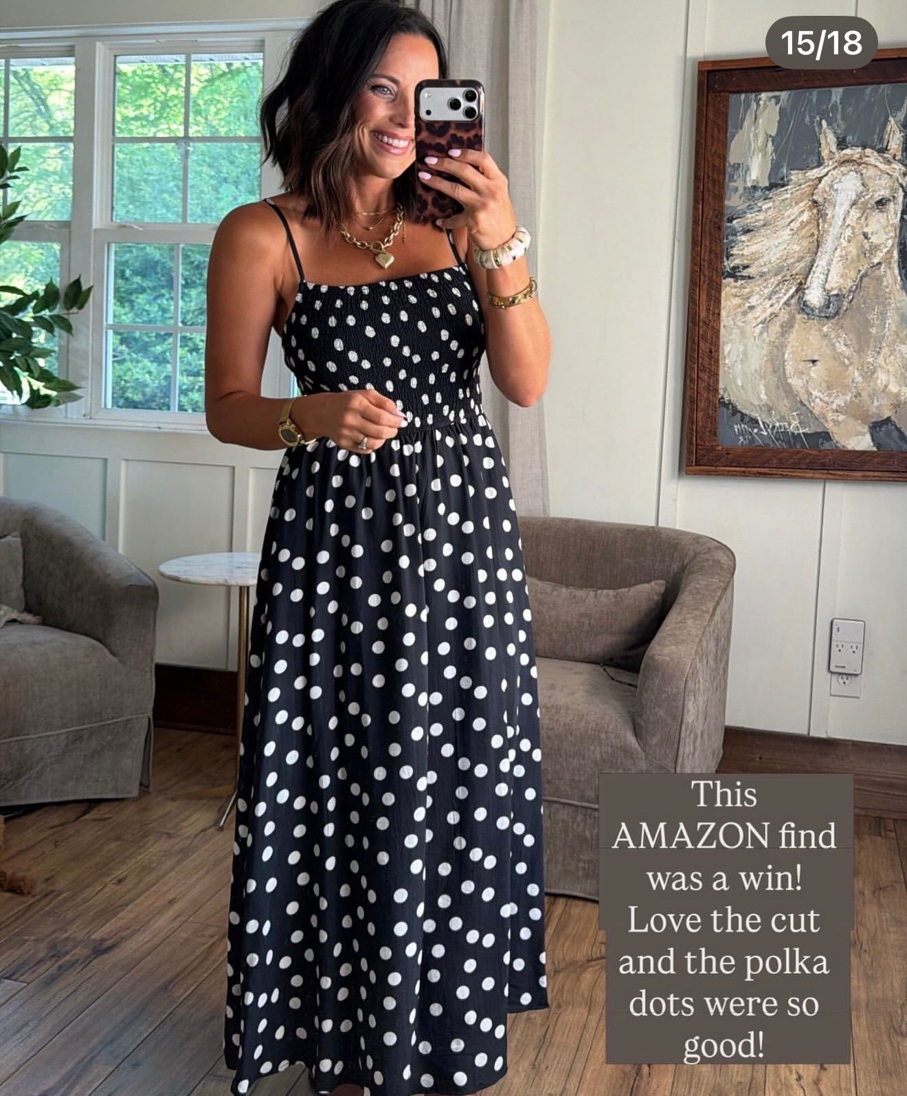 Amazon dress 🖤 this one was such a good find. The fit is so flattering and I love the polka dots for summer.

polka dot dress, amazon fashion, summer dress, vacation outfit, midi dress, flattering dress, affordable fashion, black dress, easy summer outfit, feminine style

#amazonfinds #amazonfashion #polkadotdress #summerdress #vacationoutfit #womensfashion #ltkstyle #outfitinspo