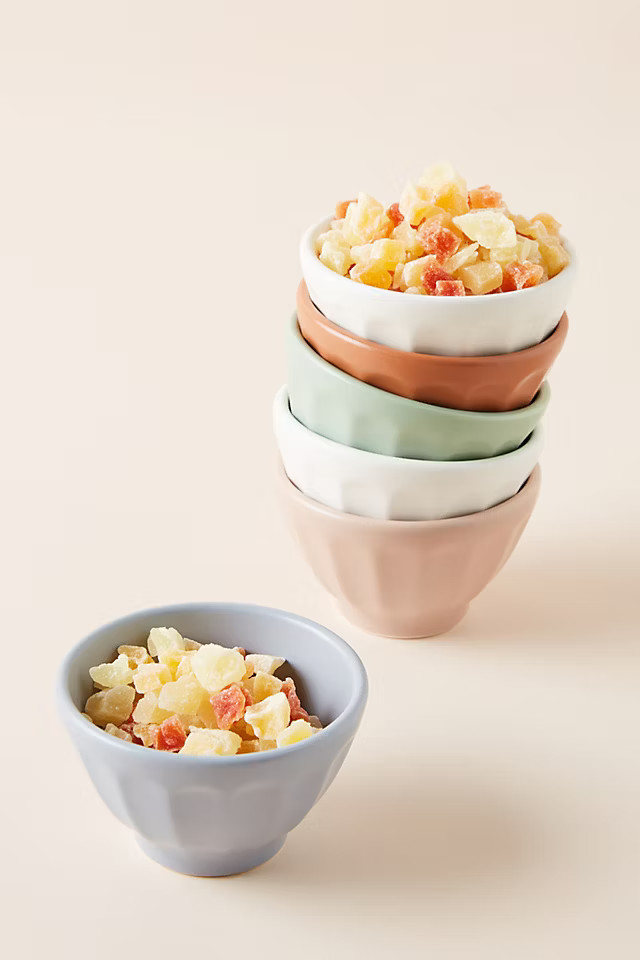 Mini Matte Latte Bowls, Set of 6 | Anthropologie (US)