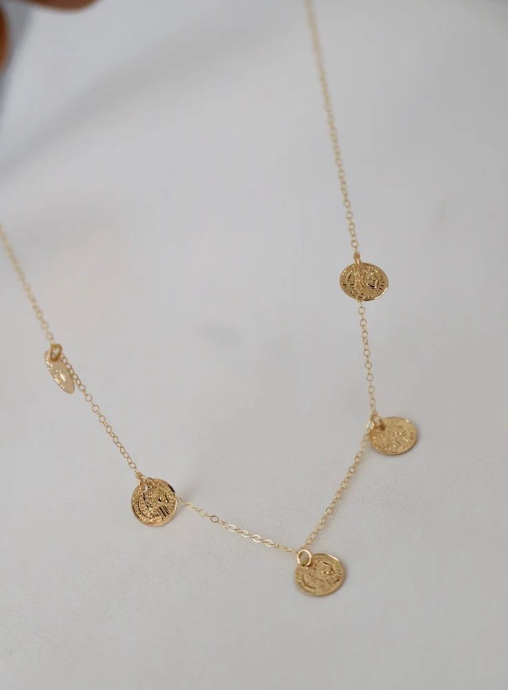 SICILY COIN CHAIN NECKLACE | Katie Waltman Jewelry
