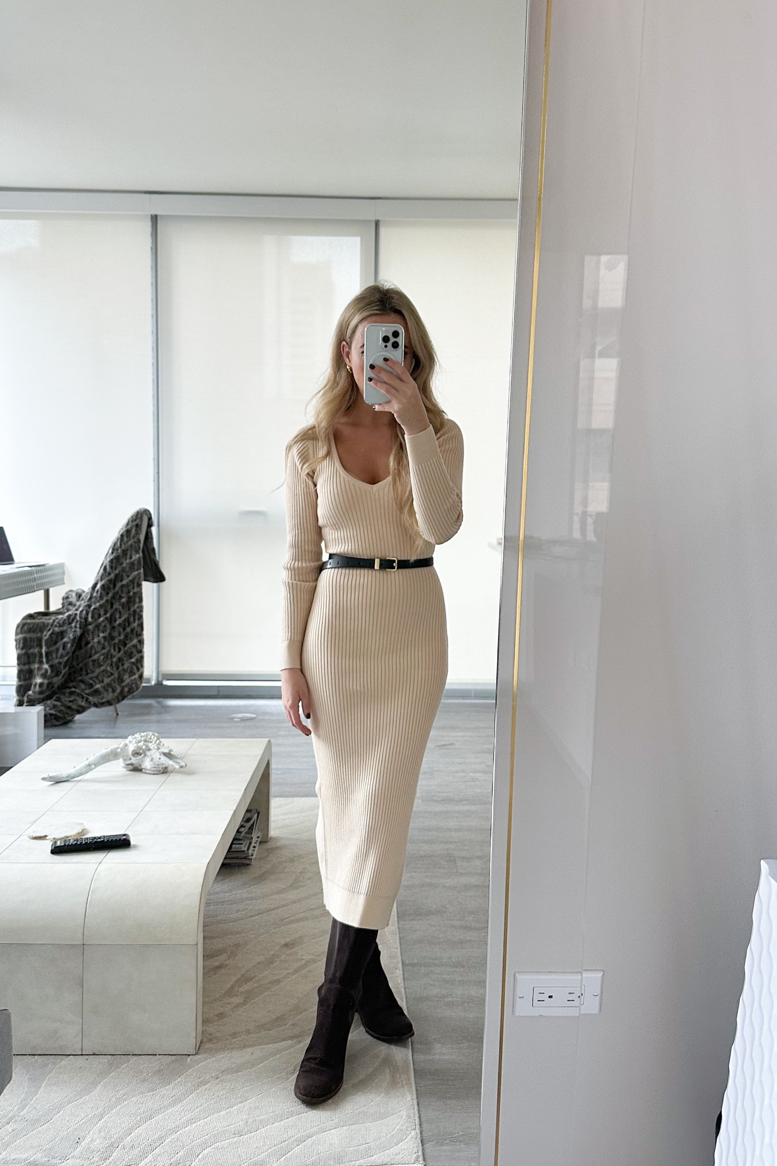 sweater dress and boots
dinner outfit
brunch outfit 
fall fashion
knit sweater 
Thanksgiving outfit
Holiday outfit 
Chicago outfit 
family photos outfit 
Friendsgivingg#LTKHoliday#LTKparties

#LTKParties #LTKSeasonal #LTKShoeCrush