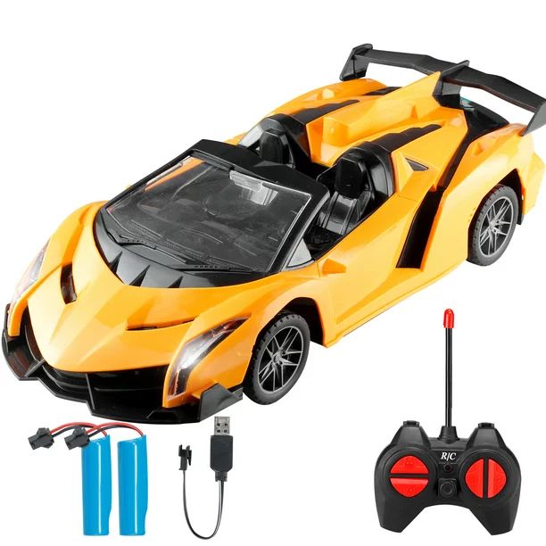 Remote Control Car RC Cars Xmas Gifts for Kids 1/18 Scale Electric Sport Racing Hobby Toy Car  La... | Walmart (US)