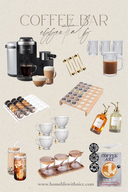 Coffee bar essentials! Functional and cute ways to dress up your coffee bar area! #Coffee #coffeebar #coffeetime #amazonhome #amazonfinds #kitchen #kitchenfinds

#LTKFind #LTKhome #LTKSale