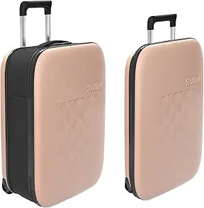 Rollink Flex Vega Cabin Fully Collapsible Suitcase - Hardshell, Silent, Coated Wheels for Smooth ... | Amazon (US)