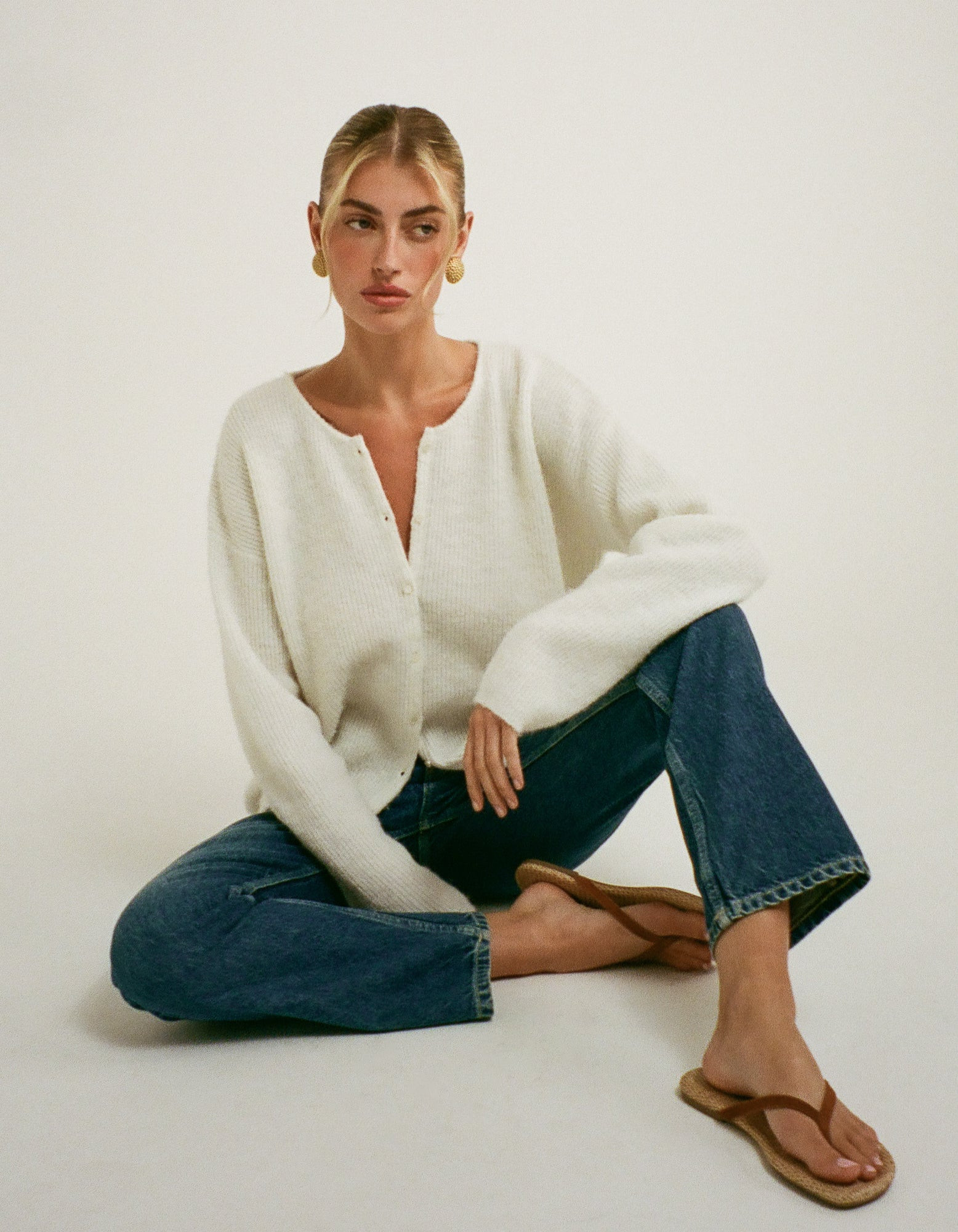 Newport Cardigan | Ivory | Rumored