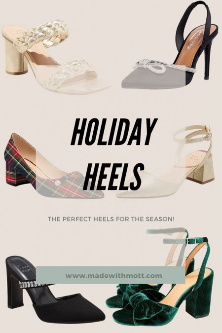 The best heels for the Holiday Season! 

#LTKHoliday #LTKSeasonal #LTKshoecrush