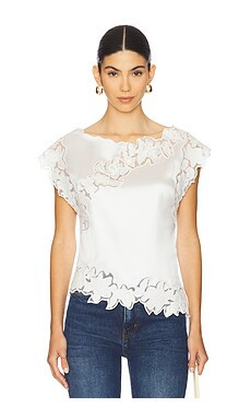 Lovers and Friends Begonia Top in White from Revolve.com | Revolve Clothing (Global)