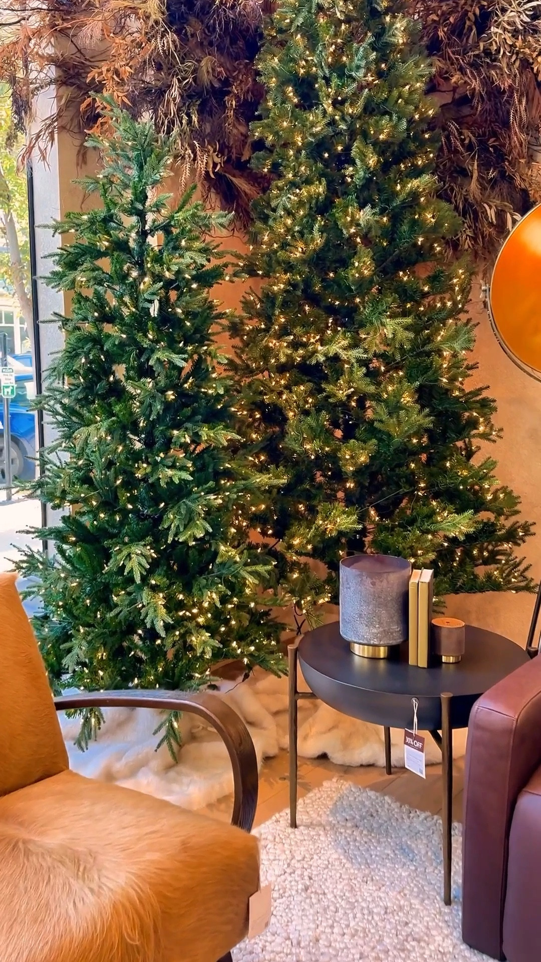 Modern Christmas trees 🎄 #christmastree #christmas #christmaslights #arhaus 

#LTKCyberWeek #LTKHoliday #LTKHome