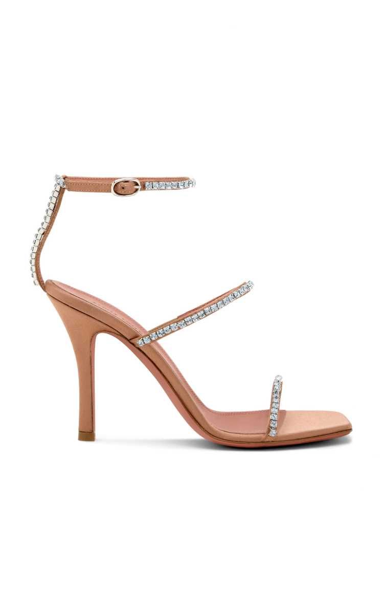 Gilda Crystal-Embellished Satin Sandals | Moda Operandi (Global)
