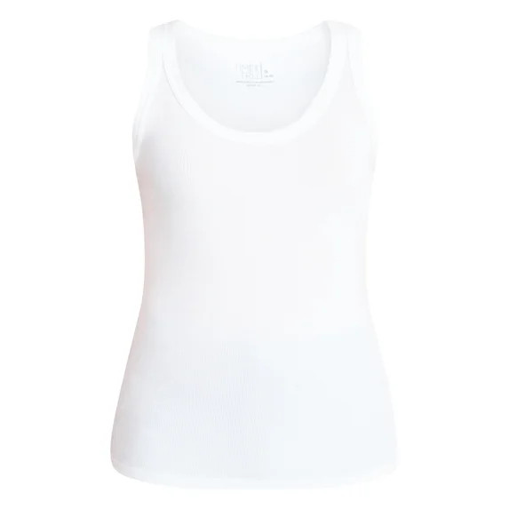 Time and Tru Women's Ribbed Tank Top, Sizes XS-XXXL | Walmart (US)