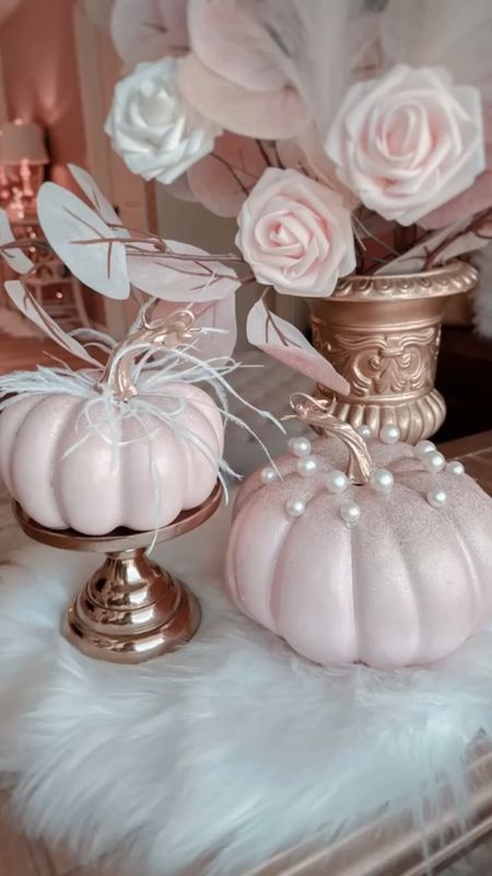 Pink, Pearl, gold sparkle, Pumpkins 🤍




#fall #falldecor#fallaccents #bowdecor #swandecor #pumpkins #carryon #hairaccessories #modernhome #romanticstyle #ltksessonal #ltkstyle #nordstrom #swim #summerstyle #pinkpumpkin #featherpumpkin #pearlpumpkin #springstyle #weddingguestdress #dresserdecor #goldaccents #frangrance #guccifloral #gucci #maxidress #anthropologiebedframe #anthropologiebedroomfurniture #anthropologie #anthropologienew#contemporarystyle #blackleggings #lipstick #lipgloss #vacationstyle #lipliner #toryburch #aesthetic #anthropologieaesthetic #classystyle #affordable #hoopearrings #shacket #under30 #under50 #blazers #candles #blushpink #strawhats #hobobags #amazonfinds #ltkhome #bohodecor #cocktaildress #goldnecklace #hairclips #hairfavorites #graduationoutfit #newyearsevedress #mothersdayoutfit #easteroutfit #nsale #luxerystyle #ltksummer #summerdress #dress #girlyoutfit #hairtools #skincareproducts #sandals #shoes #nikeairmax #ootd #luggage #airpod #headband #diamond #lace #blush #pink #blushdecor #dresser #bedding #bed #bedskirt #rug #curtains #drapes #couch #sofa #kitchen #sikverware #dining #living #livingroom #office #desk #picture #frames #art #kitchentool #goldaccessories #beachbag #purses #dupes #fashiondupe #bath #bathroom #bathmat #faucet #wreath #florals #flower #soap #katespade #guccihandbag #coach #lamp #lamps #lighting #chandelier #ottoman #door #doorknobs #weddingguestdress #weddingguest #maternity #homedecor #livingroom #summerdress #workwear #babydress #littlegirldresses #littlegirldress #flowergirl #babywedding #baby #littlegirl #falldecor #wreath #fallwreath #falldecorating #fall #auumn #falloumpkins #pumpkins #leaves #leaf

#LTKSeasonal #LTKhome #LTKHalloween