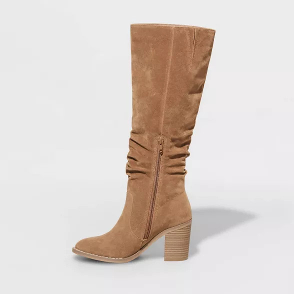 Women's Lainee Heeled Scrunch Boots - Universal Thread™ | Target