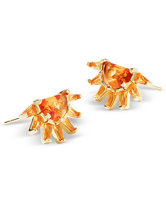 Kendra Scott Gold-Tone Samantha Sun Stud Earrings  - Macy's | Macy's
