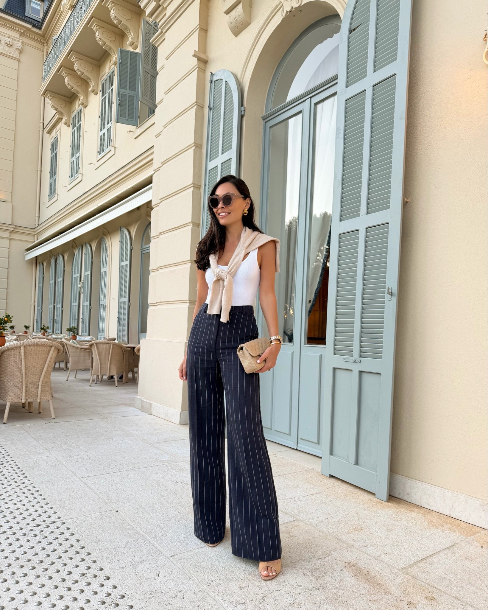 Navy linen trouser pant, size up! Classic outfit, Kat Jamieson style.

#LTKootd #LTKWorkwear #LTKSeasonal