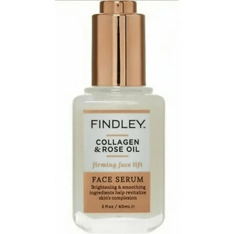 Findley Collagen & Rose Oil Face Serum Firming Face Lift 2Fl Oz | Walmart (US)