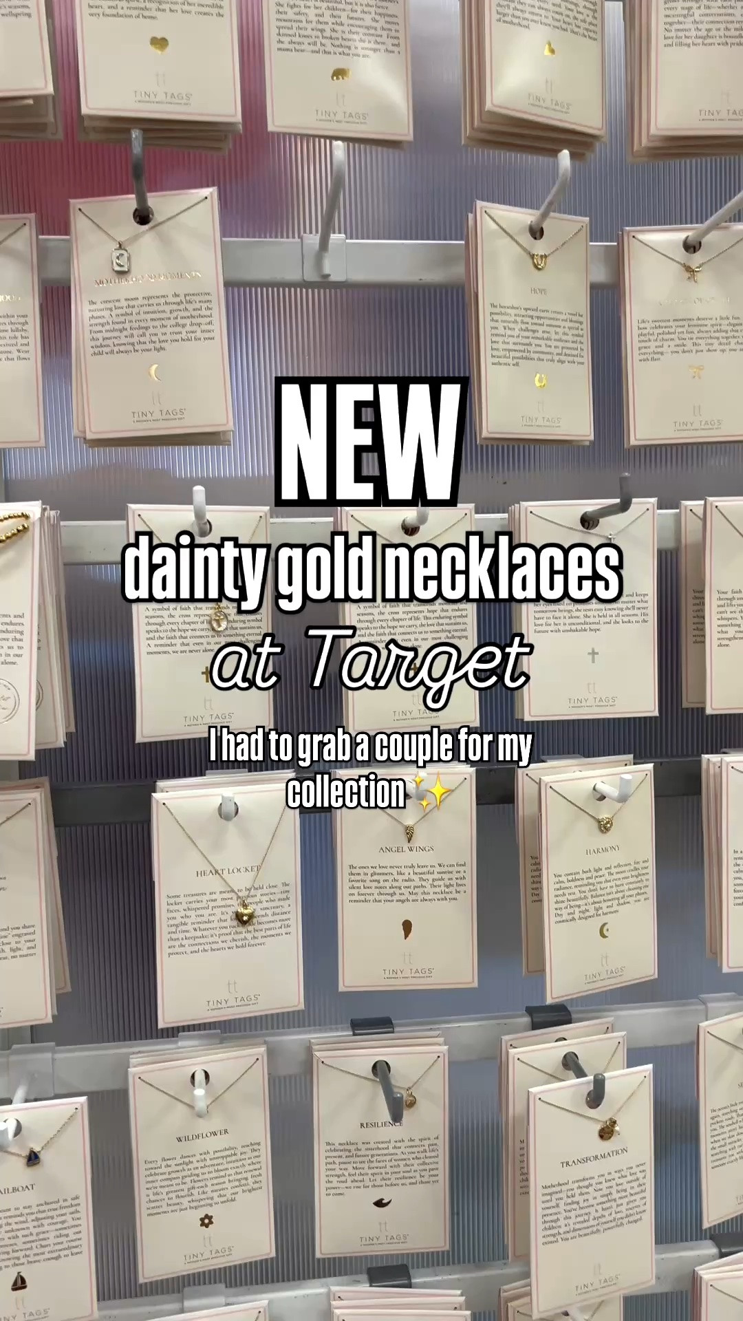 Gold necklaces I’m loving at Target! 

@Tiny Tags 
@Target

#LTKmomlife #LTKgrwm