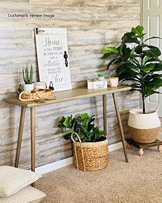 Urban Decor Vinyl Wall Panels with Vintage Wood Pattern, Easy Peel and Stick, 36in x 6in (12pcs/B... | Amazon (US)