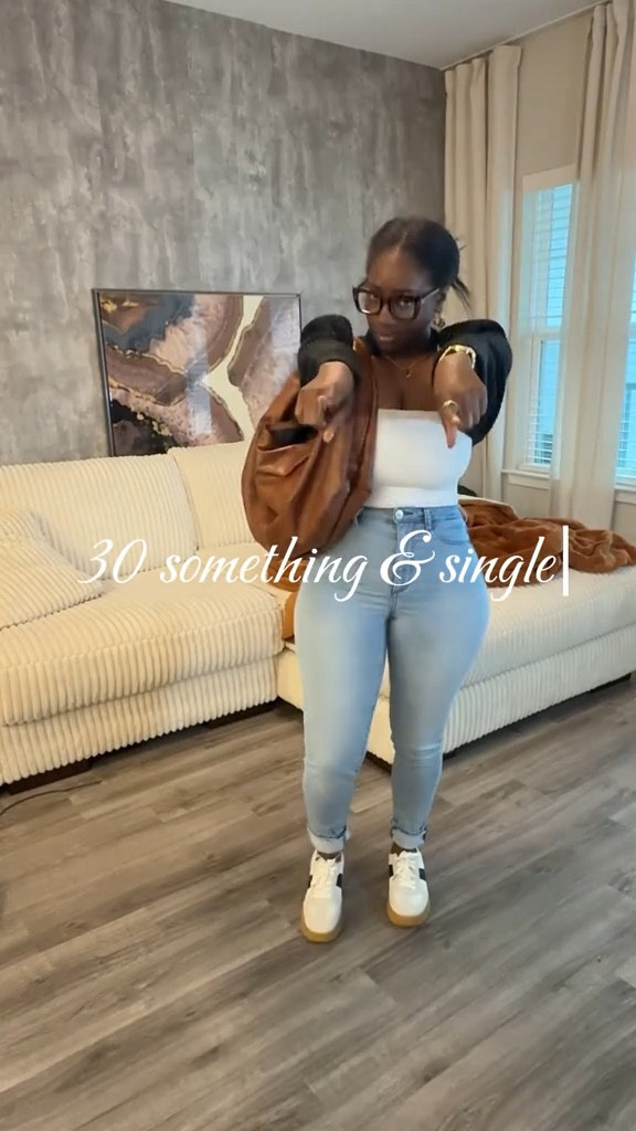 Cute, comfy, and casual for a late night solo dinner. The knit cropped bolero is perfect to keep your arms warm when you’re not really committed to wearing a jacket. 

🌟 of the show is this soft vegan leather hobo tote. Tons of room but stylish enough to add to the look,  it overshadow it. LOW IN STOCK so shop quick!! 🤎🖤 #dailyvlog 

#LTKStyleTip #LTKItBag #LTKFindsUnder50