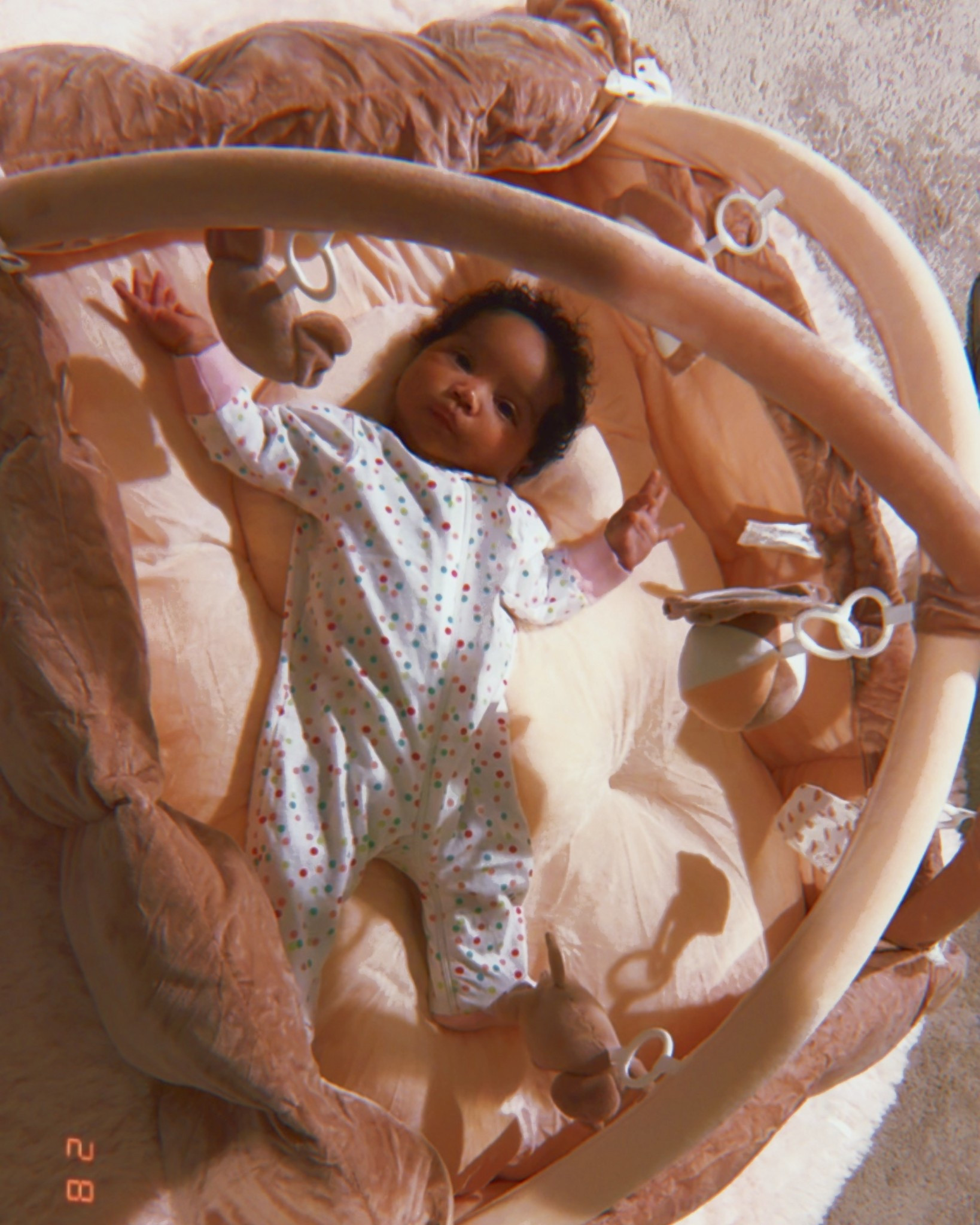 Baby isn’t the biggest fan of her play gym but she sure does look cute hanging out  

#LTKBump #LTKmomlife #LTKBaby