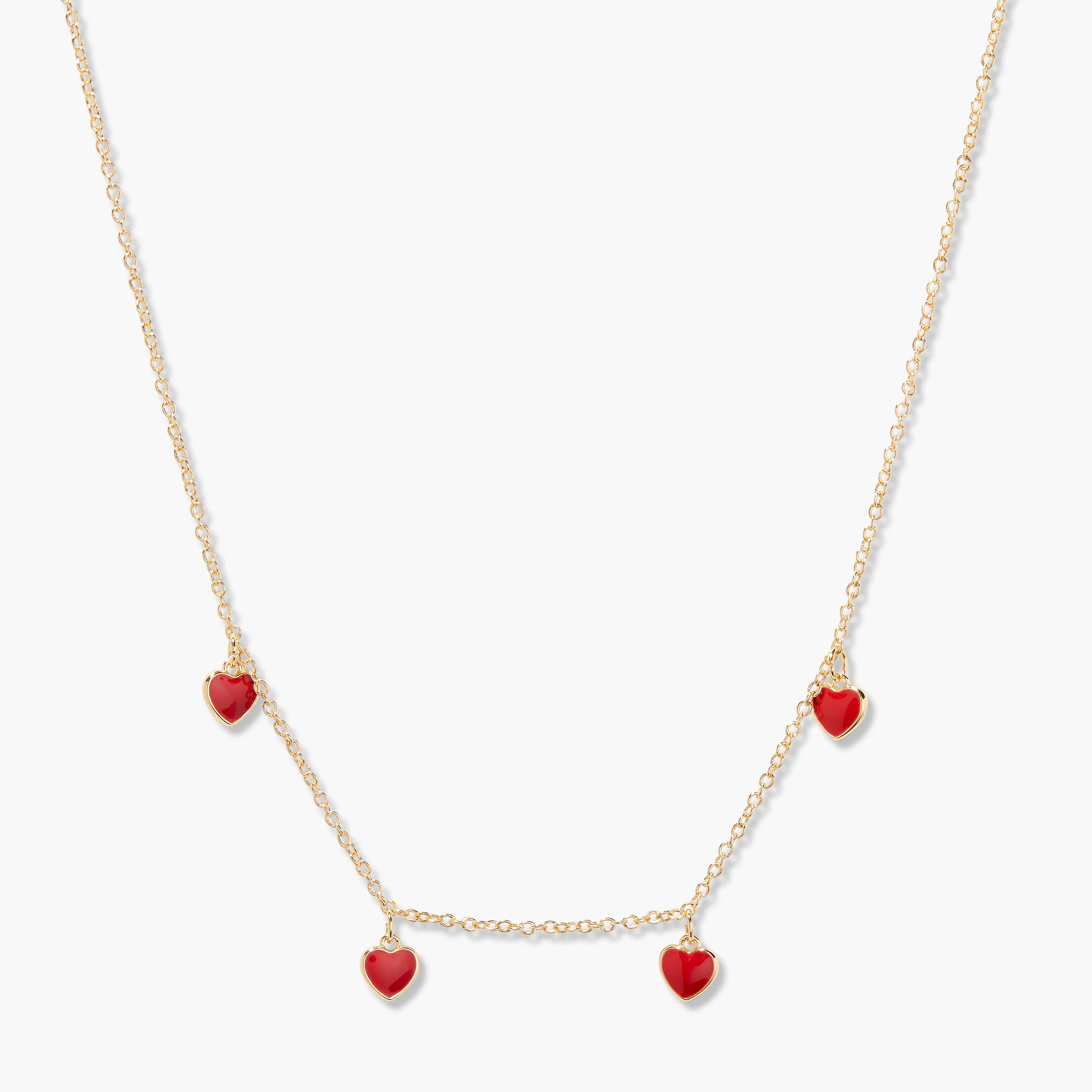 Maeve Heart Enamel Necklace | Brook and York