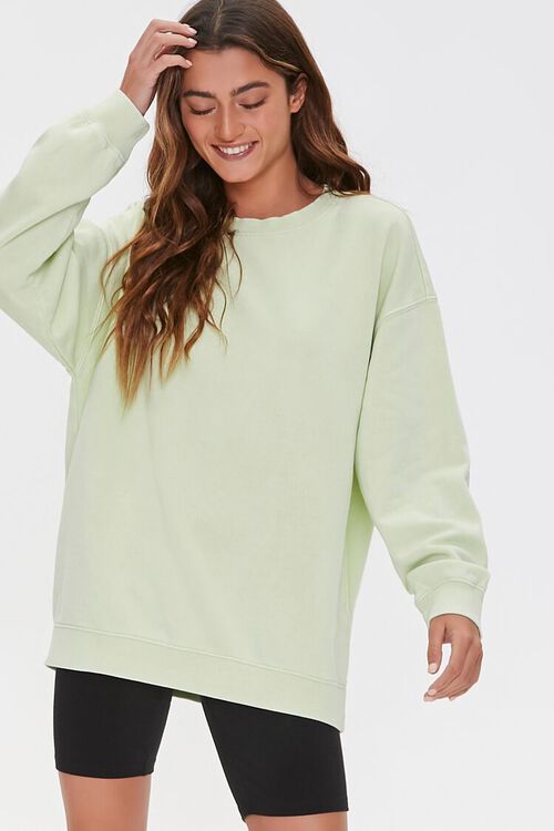 Oversized Fleece Sweatshirt | Forever 21 (US)