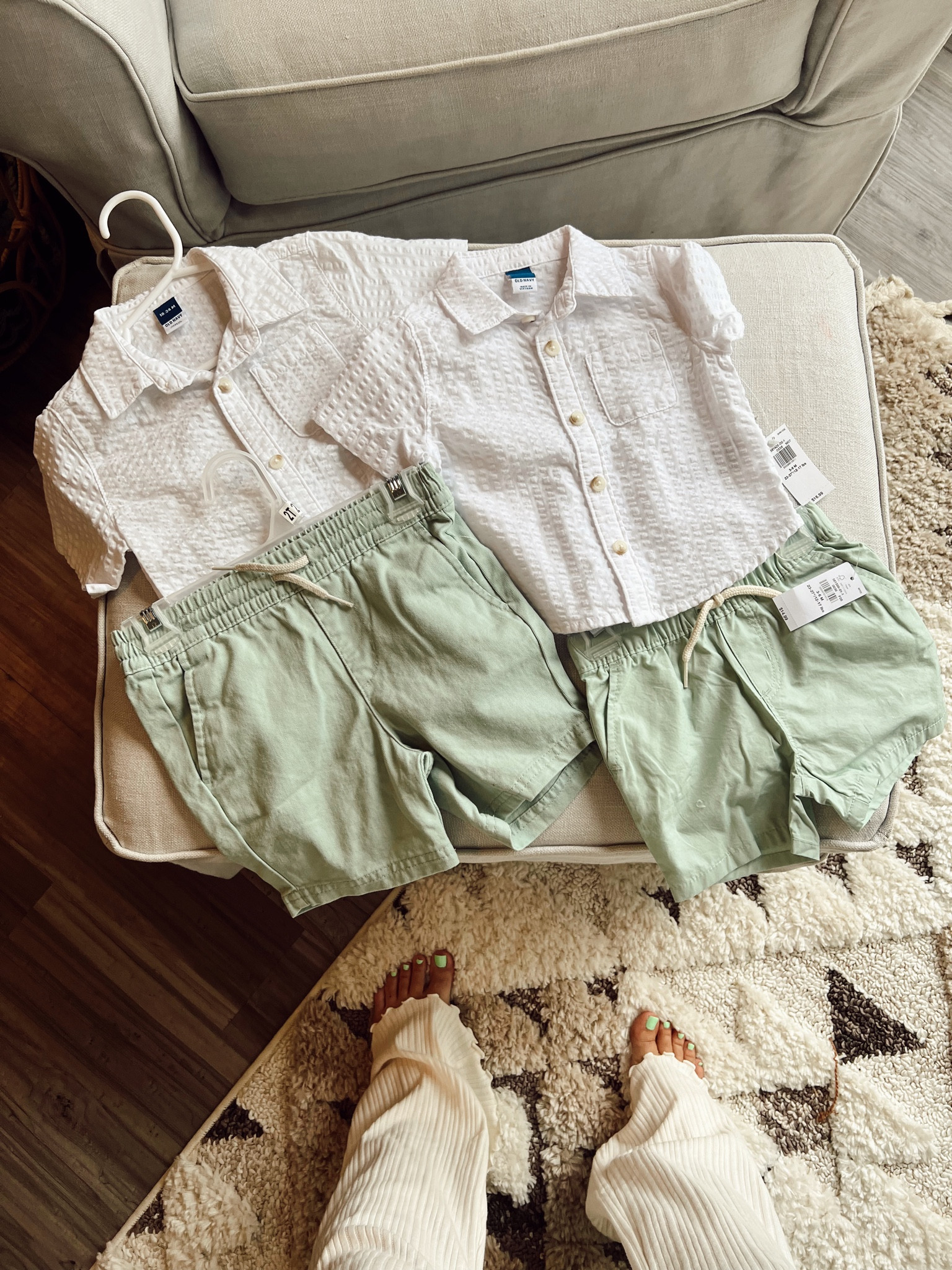 Matching toddler and baby outfits for family spring/summer photos! 

#LTKbaby #LTKSeasonal #LTKstyletip