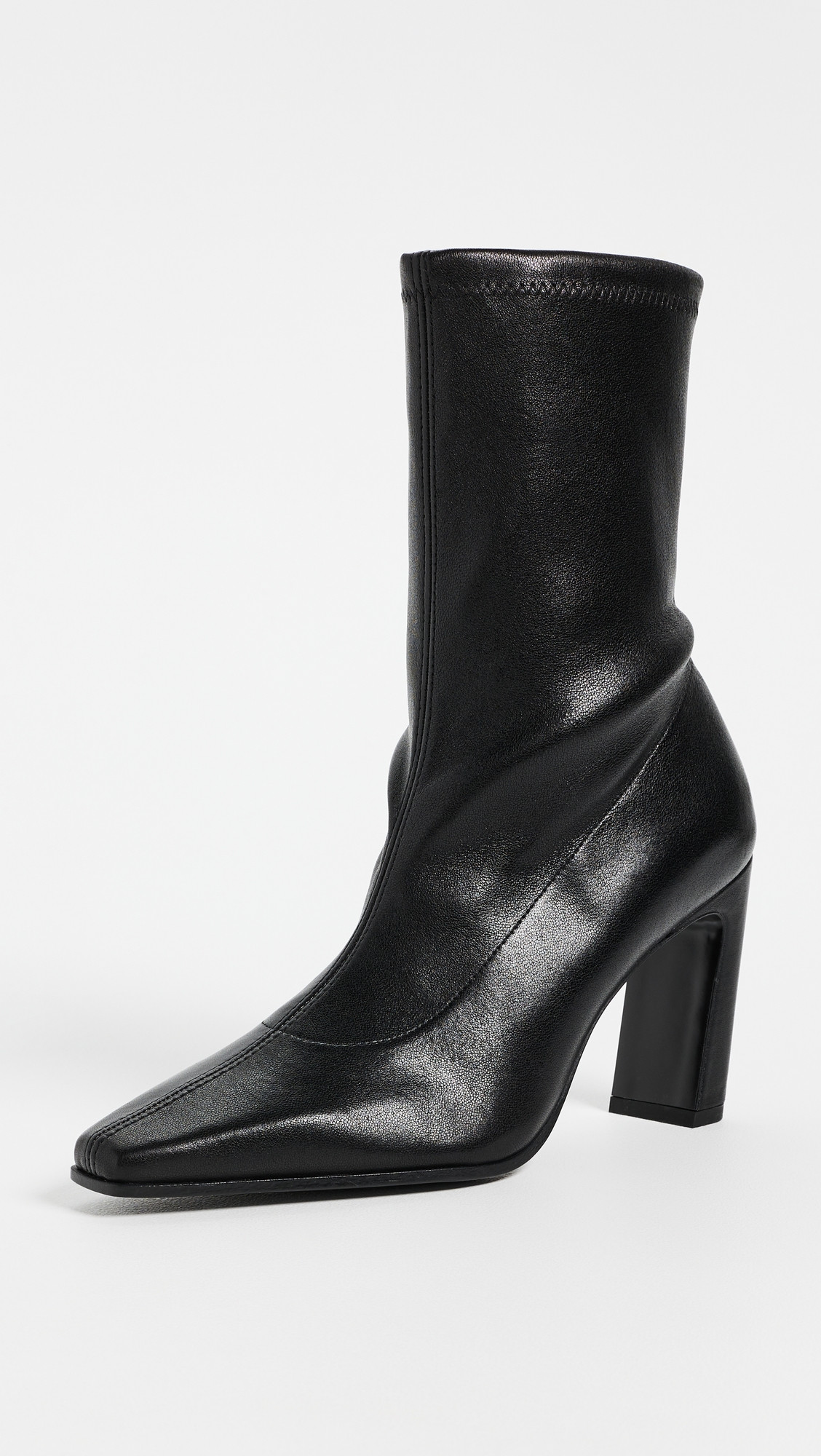 Stuart Weitzman Stassi Stretch Booties Black 7.5 | Shopbop