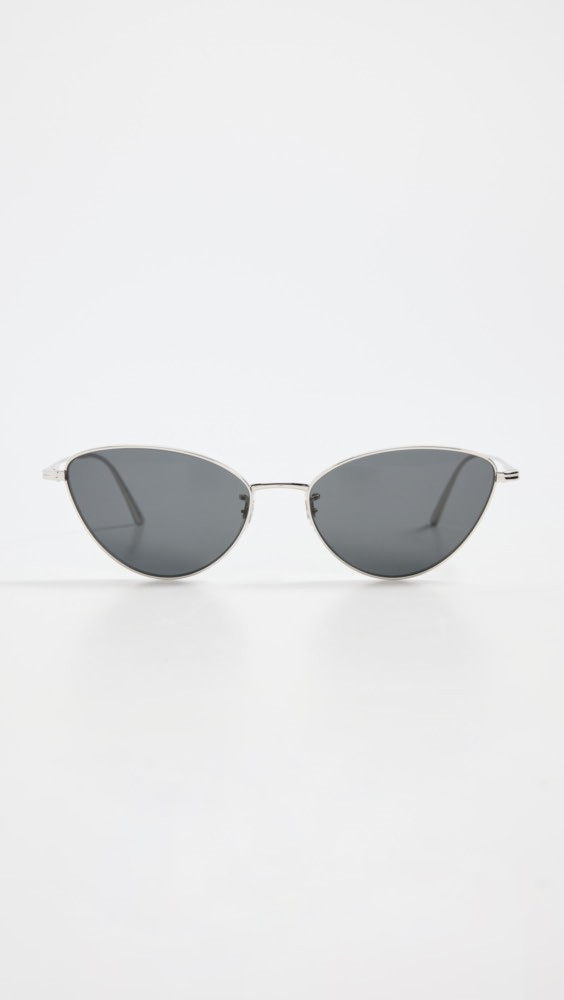 Oliver Peoples Eyewear x Khaite Metal Cat Eye Sunglasses | Shopbop | Shopbop