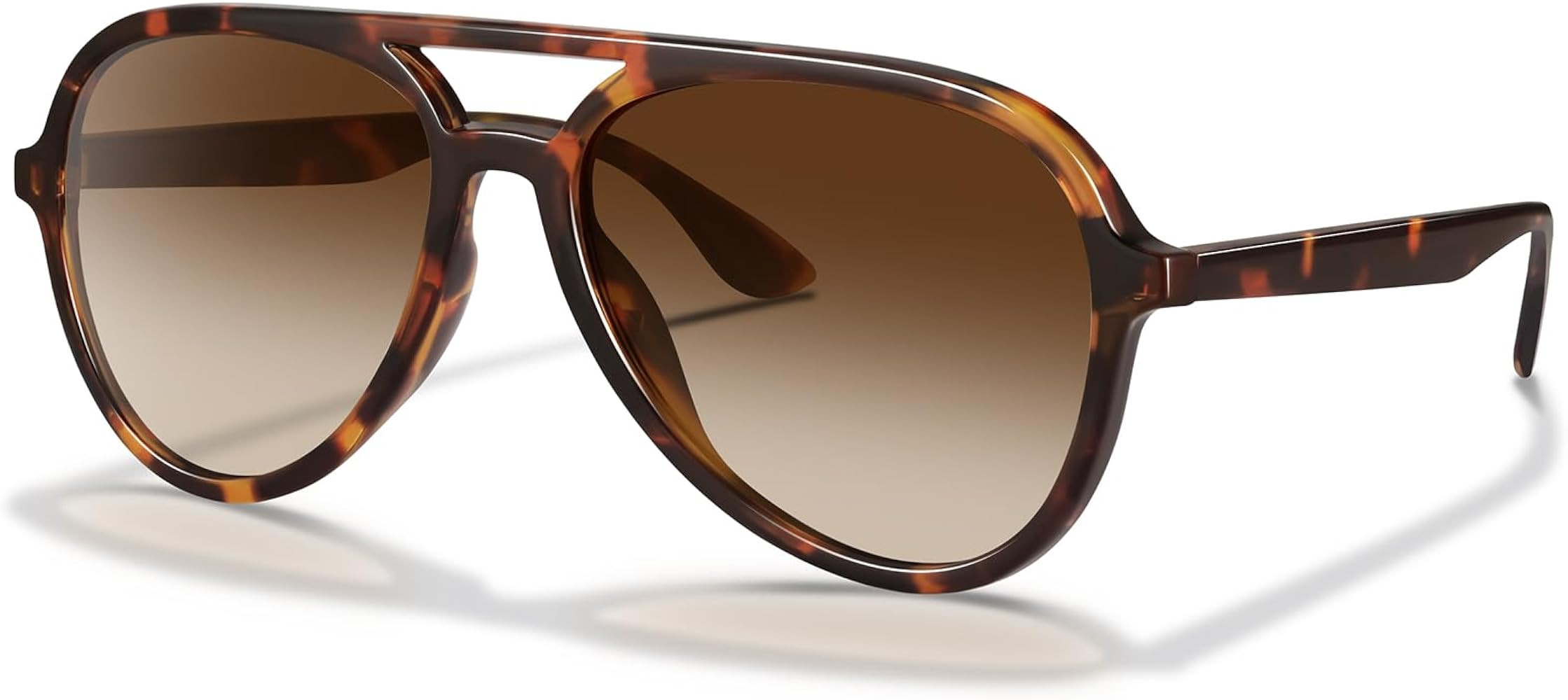 Retro Trendy Polarized Aviator Sunglasses for Women Men | Amazon (US)