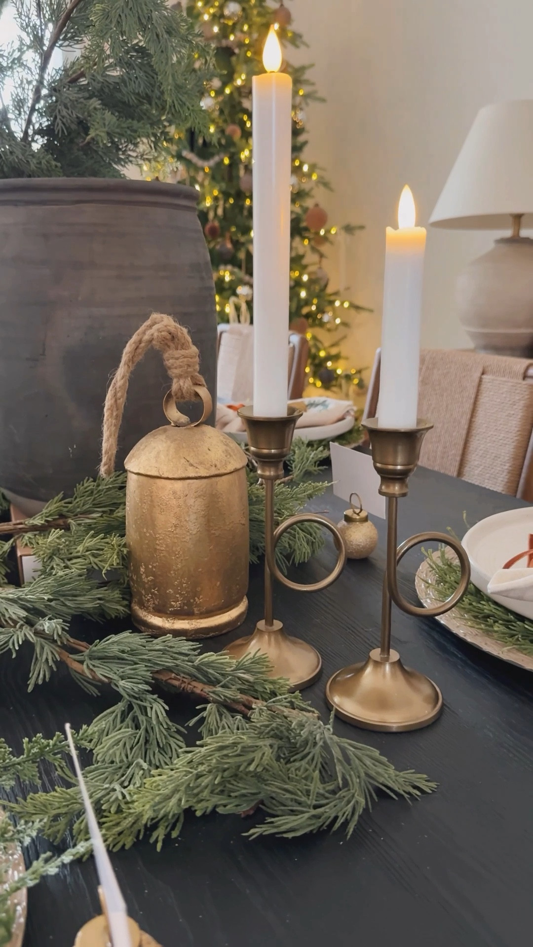 50% off McGee & Co. Christmas decor sale ✨Making these gorgeous French horn gold brass taper candle holders just $18 each 🕯️ These will instantly elevate your dining table centerpiece, bookshelves or any console or table space for the holidays 🫶🏻 #mcgeeandco #sale #centerpiece #dining #table #christmas #thanksgiving

#LTKSeasonal #LTKHome #LTKHoliday