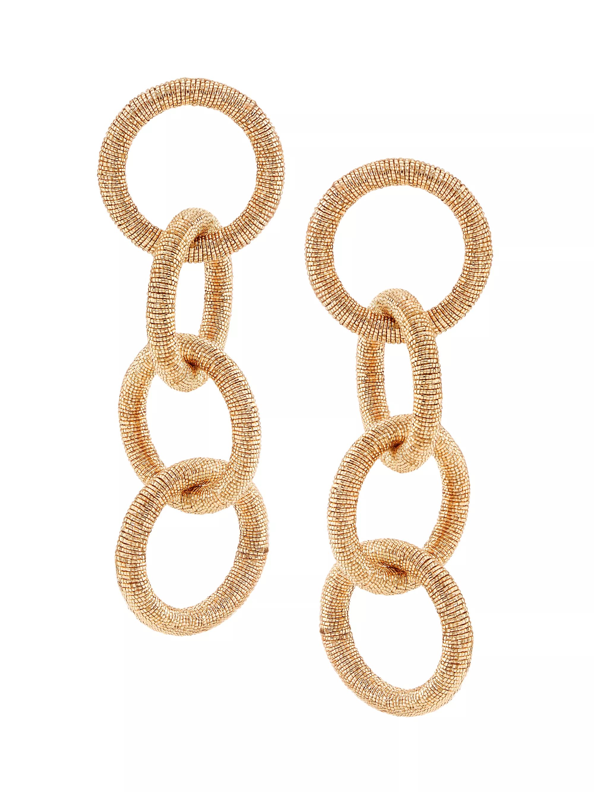 Goldtone Chain Drop Earrings | Saks Fifth Avenue
