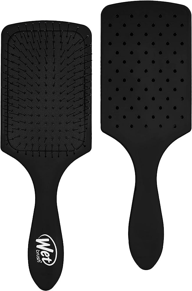 Wet Brush Paddle Detangler Hair Brush, Black - Wet Or Dry Comb For Women, Men & Kids - Removes Kn... | Amazon (US)