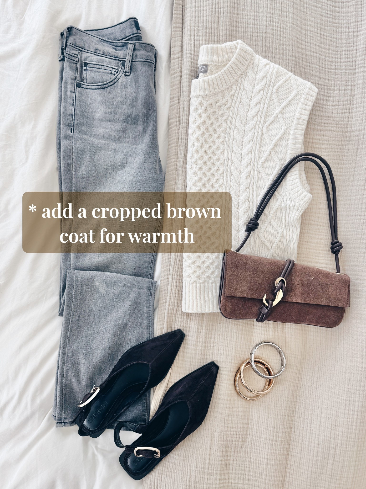 Florida fall outfit!  Add a cropped brown coat for warmth. These shoes are such a rich dark brown!  I have small in the shell. 

#LTKShoeCrush #LTKOver40 #LTKItBag