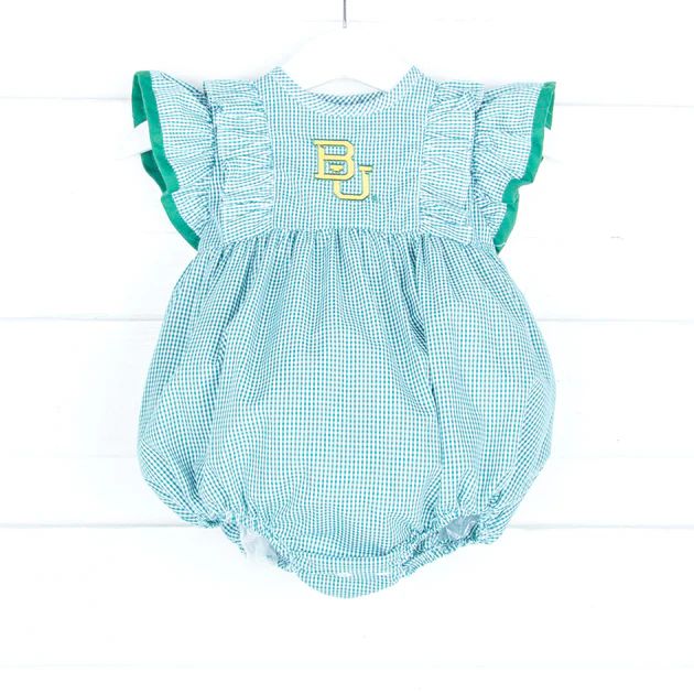 Embroidered Baylor Bubble Check | Classic Whimsy