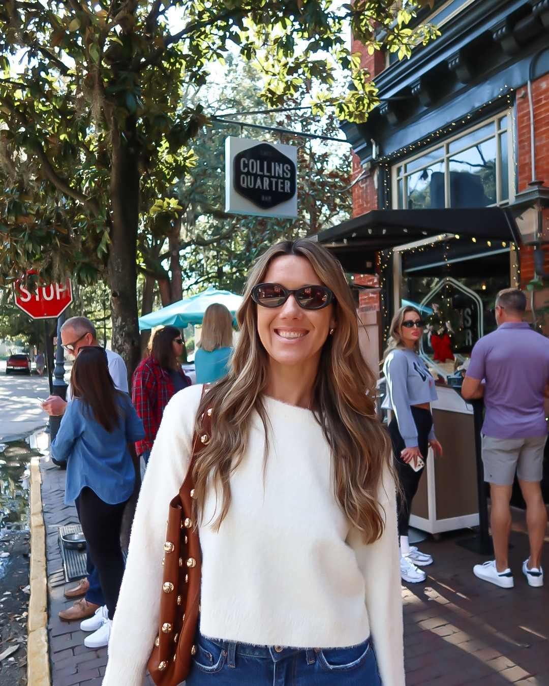 Sweater size medium 
Wore in Savannah - vlog up on YouTube 

#LTKOver40 #LTKSeasonal #LTKvlog