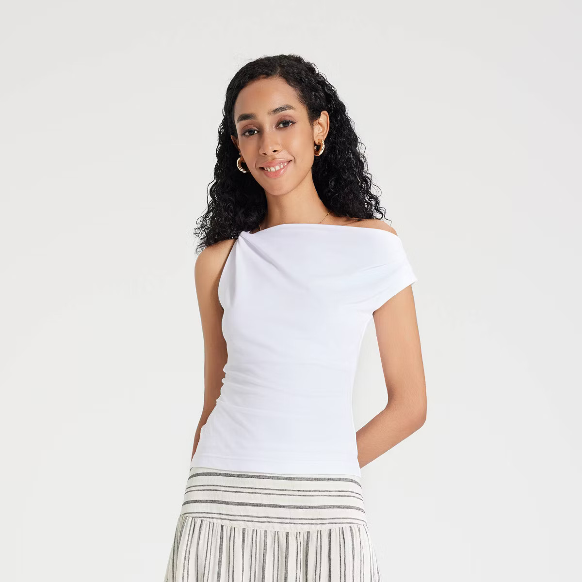 Women's Twisted Off the Shoulder Blouse - A New Day™ | Target
