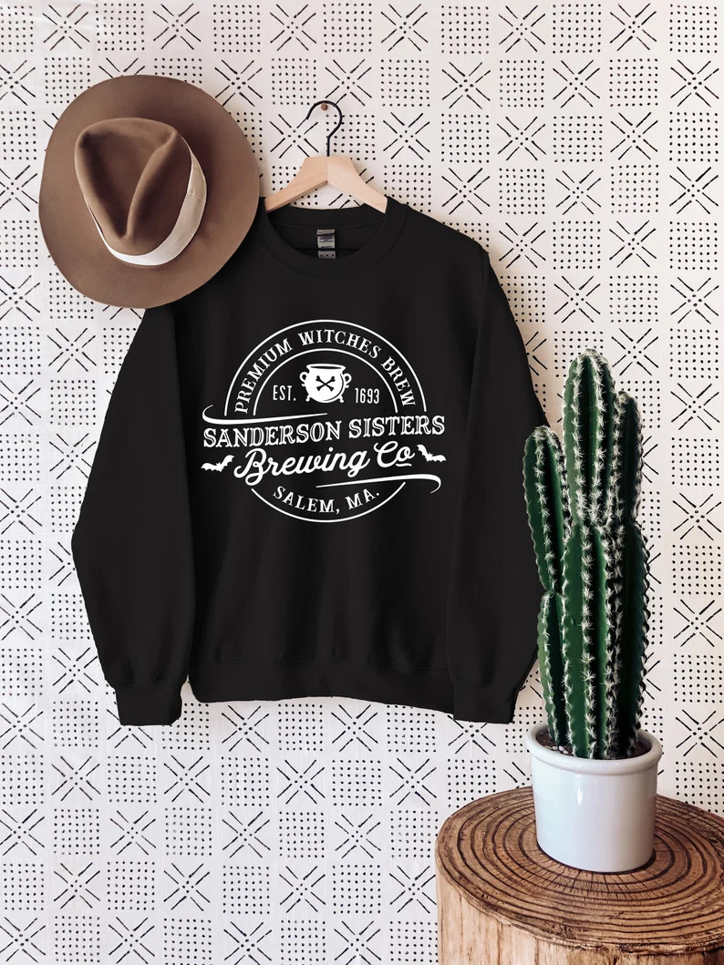 Halloween Sweatshirt, Premium Witches Brew, Sanderson Witch Sweatshirt, Hocus Pocus Sweat, Witche... | Etsy (US)