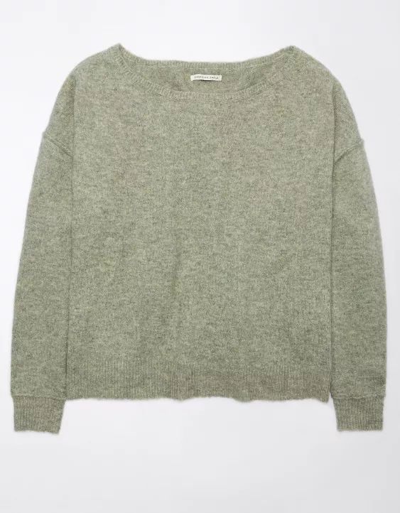 AE Whoa So Soft Ballet-Neck Sweater | American Eagle Outfitters (US & CA)