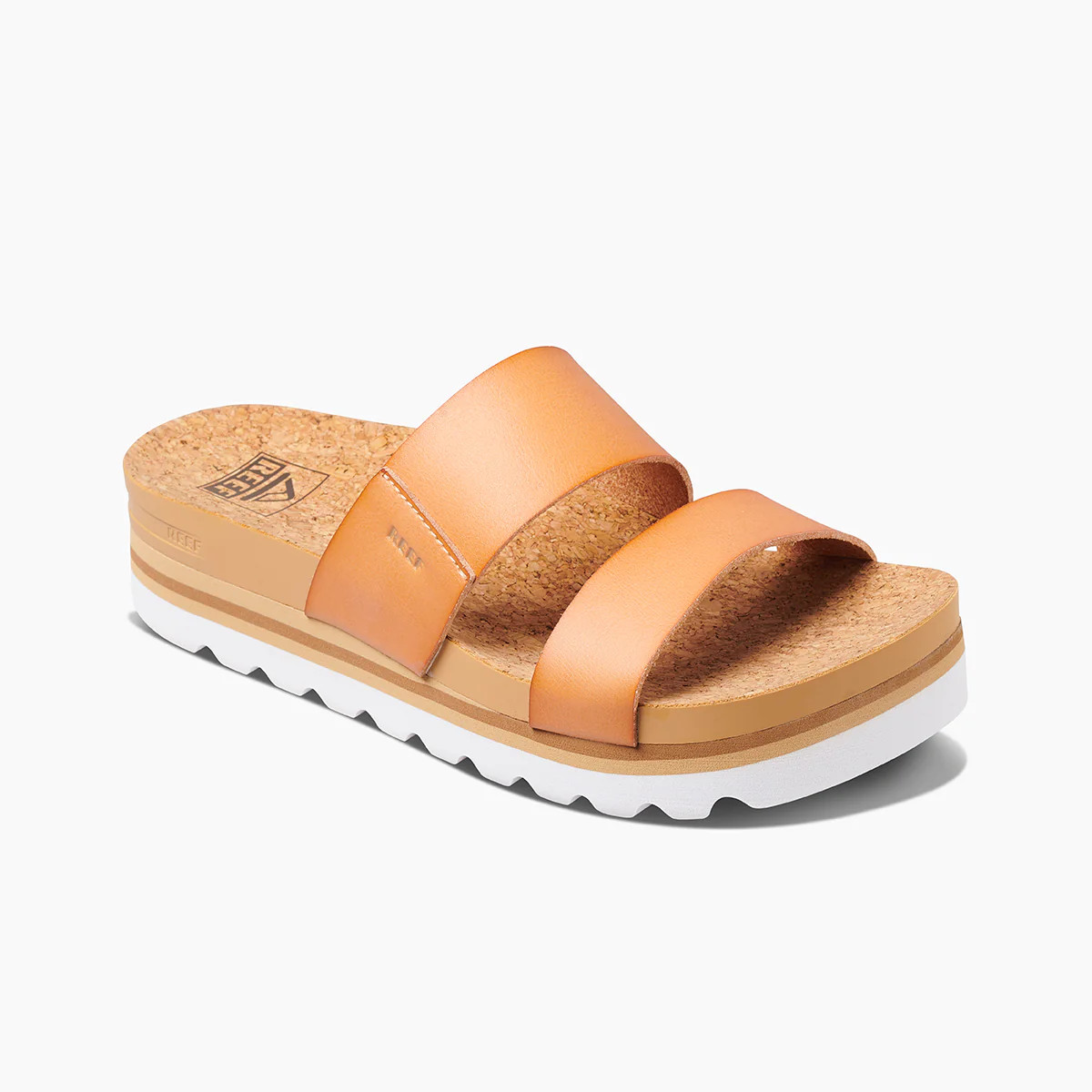 Women's Cushion Vista Hi Slides in Natural | REEF® | Reef